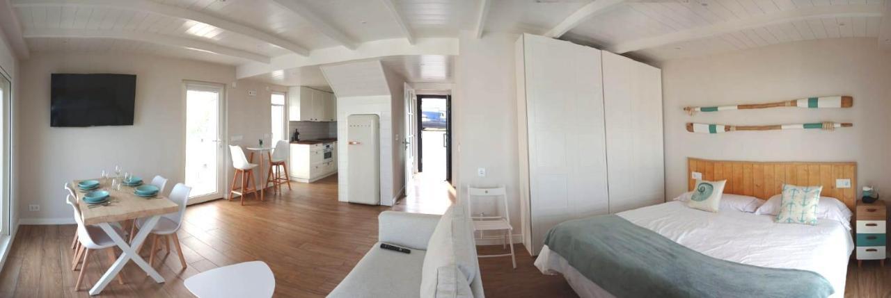 Vila Marina. Casa Marinera Con Terraza Sobre El Mar En Caion Cayón Extérieur photo