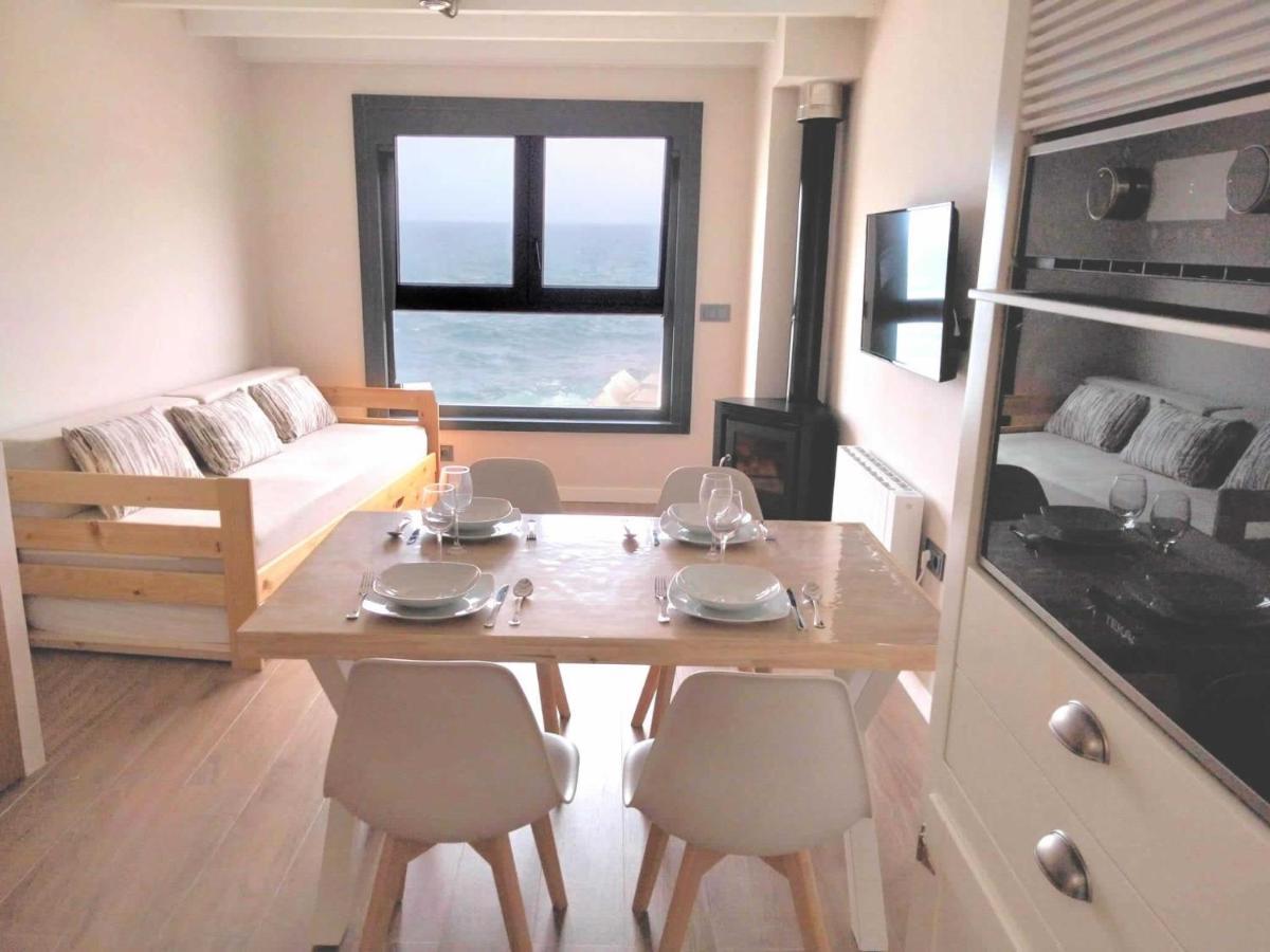 Vila Marina. Casa Marinera Con Terraza Sobre El Mar En Caion Cayón Extérieur photo
